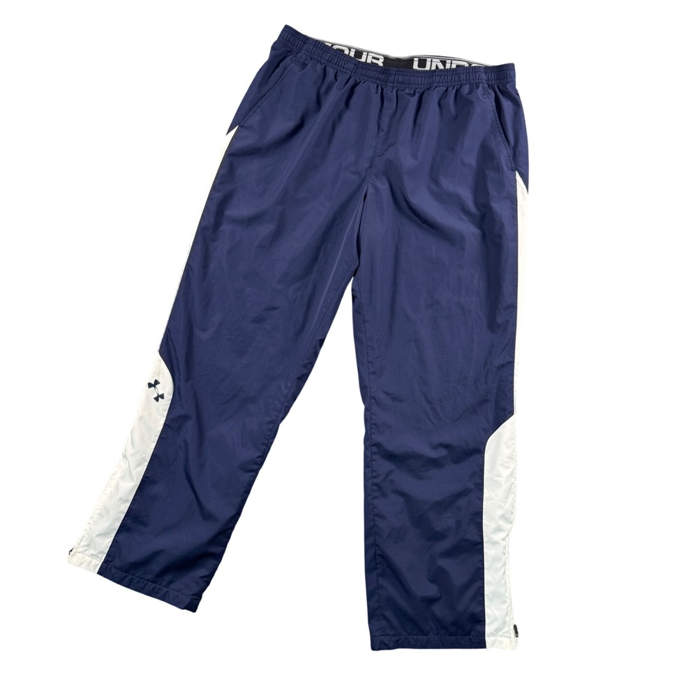 Under Armour Loose Fit Navy Track Pants Men's‎ XL Athletic Athleisure
